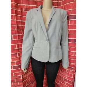 Worthington Gray One Button Women's Blazer Jacket Size XL  NWT #C6
